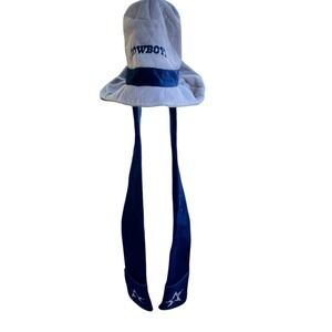 Vintage Dallas Cowboys Tom Landry Fedora Fan Hat/Bottle/Can Holders Scarf Fan